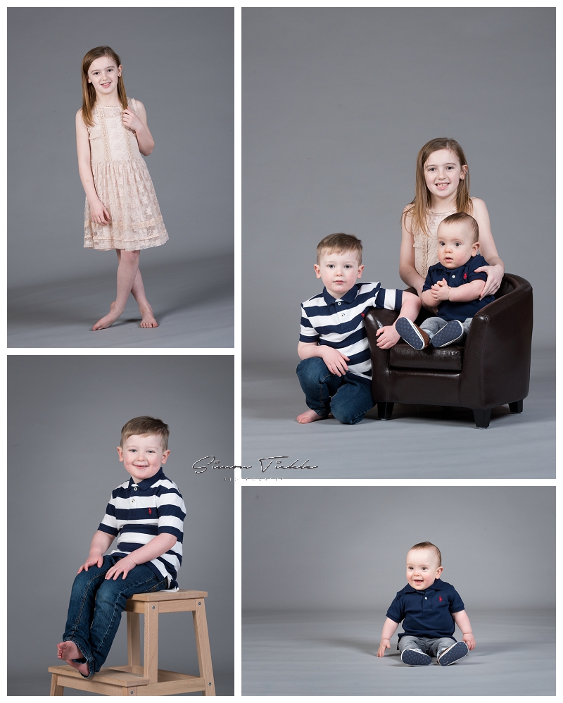 kids studio photography poses